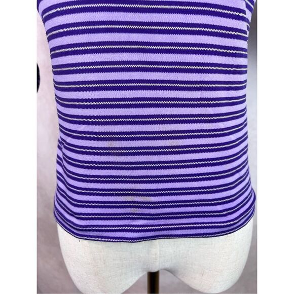 Vintage 1970s Striped Turtleneck Mod MCM Size Small XS - Picture 8 of 8